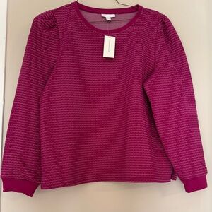 Charter Club Pink Textured Top